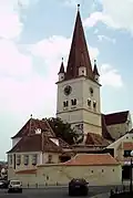 Église catholique allemande fortifiée de Cisnădie.