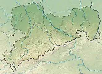 Voir sur la carte topographique de Saxe