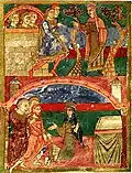 Scènes de la vie de sainte Radegonde