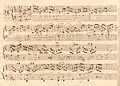 partition manuscrite