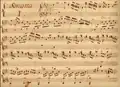 partition manuscrite