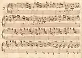 partition manuscrite