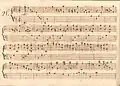 partition manuscrite