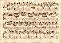 partition manuscrite
