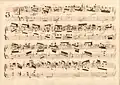 partition manuscrite