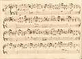 partition manuscrite
