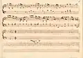 partition manuscrite
