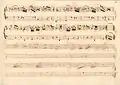 partition manuscrite