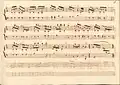 partition manuscrite