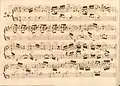 partition manuscrite