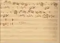 partition manuscrite