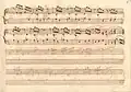 partition manuscrite