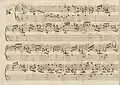 partition manuscrite