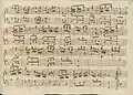 partition manuscrite