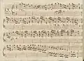 partition manuscrite