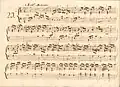 partition manuscrite
