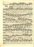 partition gravée ancienne