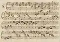 partition manuscrite