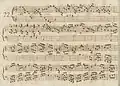 partition manuscrite