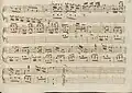 partition manuscrite