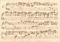 partition manuscrite