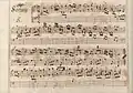 partition manuscrite