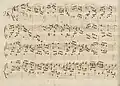 partition manuscrite