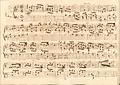 partition manuscrite