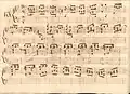 partition manuscrite