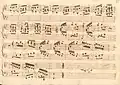 partition manuscrite