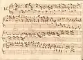 partition manuscrite