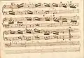 partition manuscrite