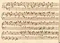 partition manuscrite