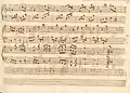 partition manuscrite