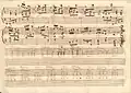 partition manuscrite