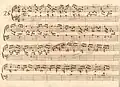 partition manuscrite