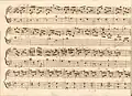 partition manuscrite