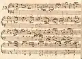 partition manuscrite