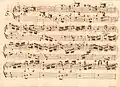partition manuscrite