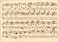 partition manuscrite
