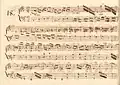 partition manuscrite