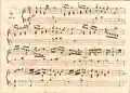 partition manuscrite