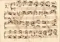 partition manuscrite