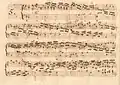 partition manuscrite