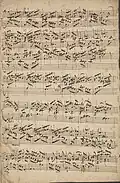 partition manuscrite