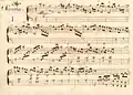 partition manuscrite
