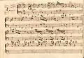 partition manuscrite