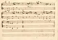 partition manuscrite