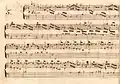 partition manuscrite