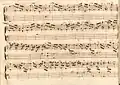 partition manuscrite